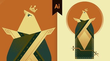 Bird Digital Illustration - Full Process in Adobe Illustrator