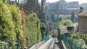 The Funicular San Vigilio in Bergamo