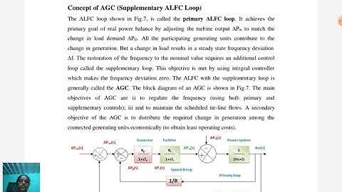 Lecture Video_15EE81_Module-3_Steady state performance of ALFC, AGC Controller_Gunasekari.R