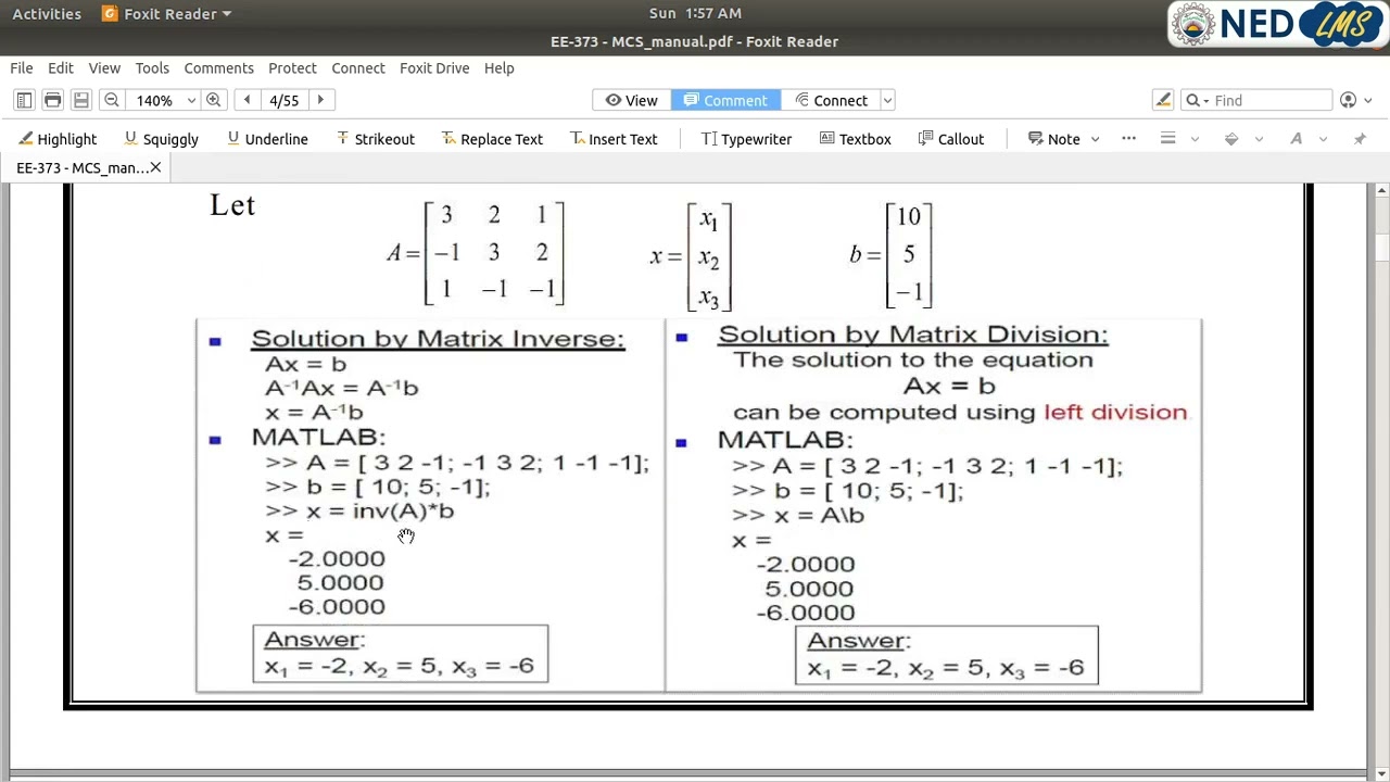 lab 1 (Introduction to MATLAB)