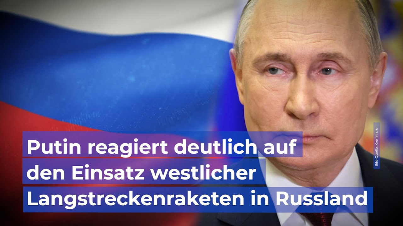 Wladimir Putin reagiert deutlich auf den Einsatz westlicher Langstreckenraketen in Russland‼️