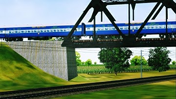 PUNE AMRAVATI EXPRESS  || Journey PART 1 in MSTS Open Rails