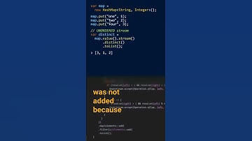 How is Stream.distinct() working? #javalanguage #javacoding #javatips #javacodinginterview