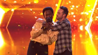 Donchez Dacres 60YearOld Earned GOLDEN BUZZER Perform His Own Catchy Song Wiggle Wine