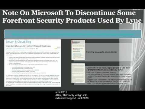 Installing And Configuring Forefront Threat Management Gateway TMG For Lync US Eng