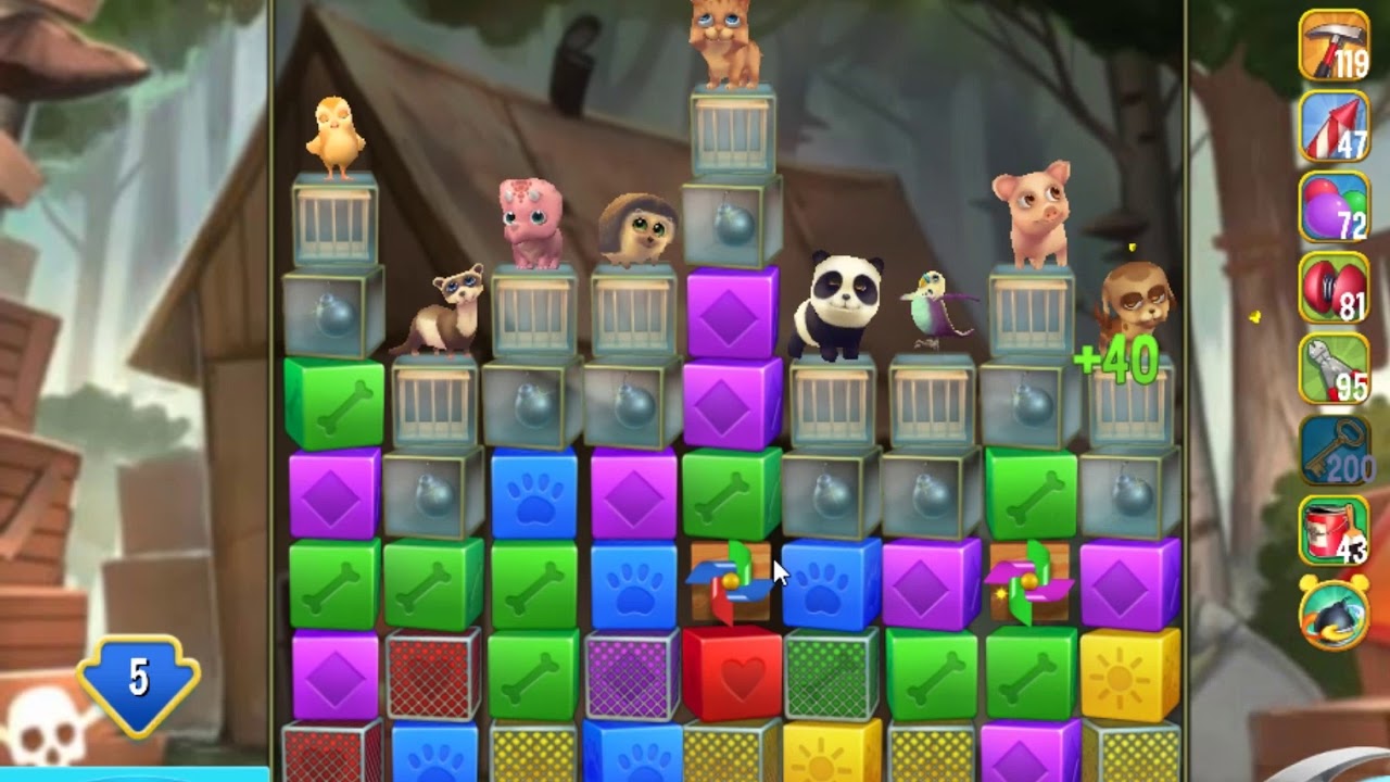 Pet Rescue Saga level 2875 no boosters ►TOBIAS DEAMON◄
