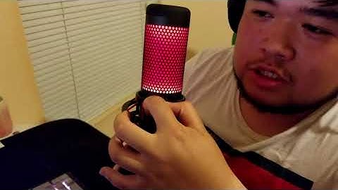 HyperX QuadCast - USB Condenser Gaming Microphone, for PC, PS4, PS5 and Mac, Anti-Vibration Shock Mo