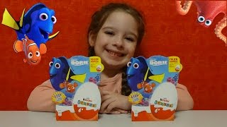 ДОРИ киндер яйца с сюрпризами DORY Kinder eggs with surprises.