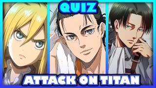 ATTACK ON TITAN QUIZ | ADIVINA el OPENING de ANIME | SHINGEKI NO KYOJIN QUIZ