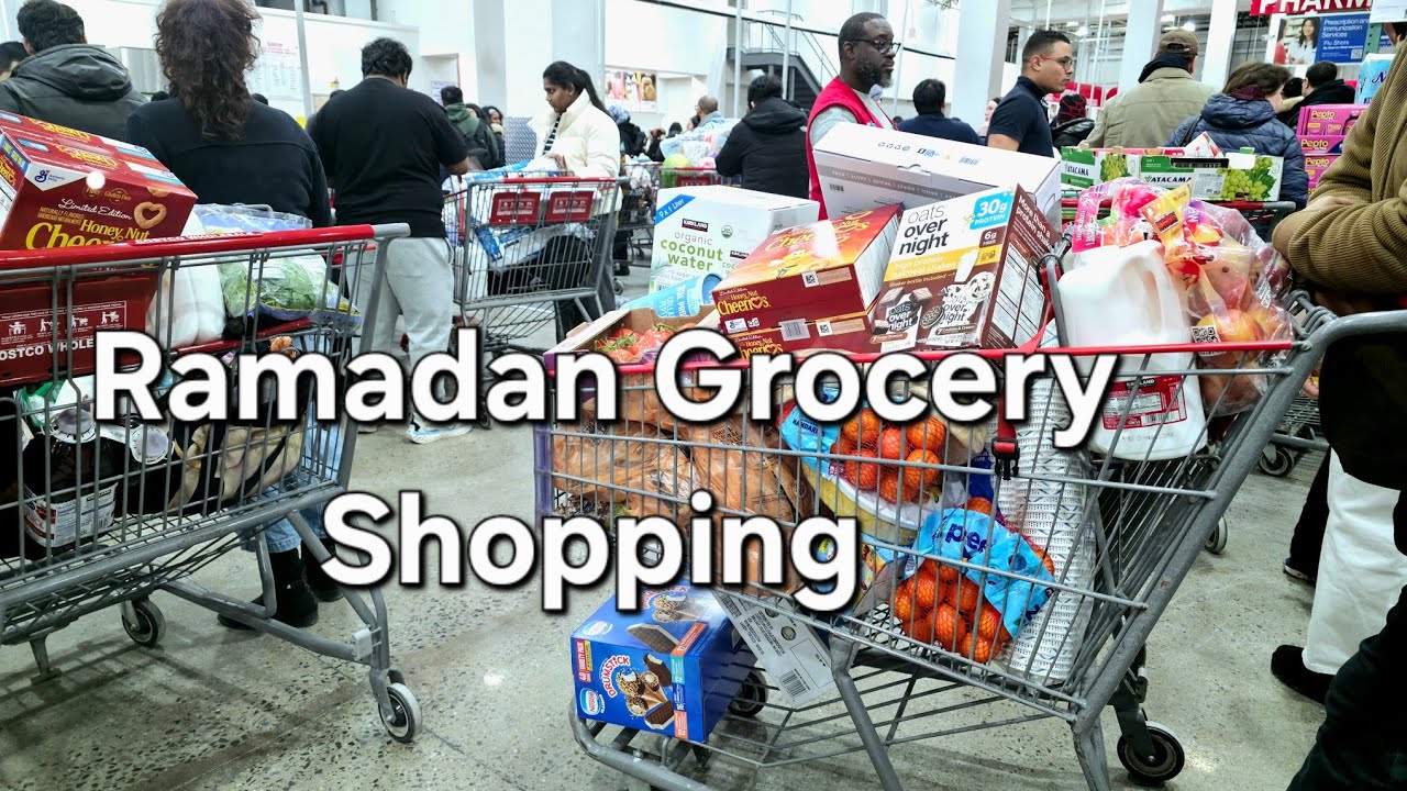 Ramadan Grocery Shopping at Costco  | Pre-Ramadan Weekend Rush | Costco Wholesale Club 