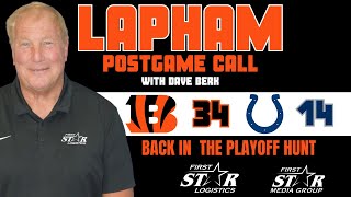 Dave Lapham Postgame Call | Bengals Back In Playoff Hunt With Impressive Win Over Colts