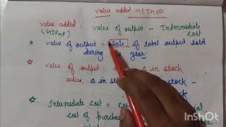 Value added method national income macro economics class 11,12 , bba ,mba , cuet , bank