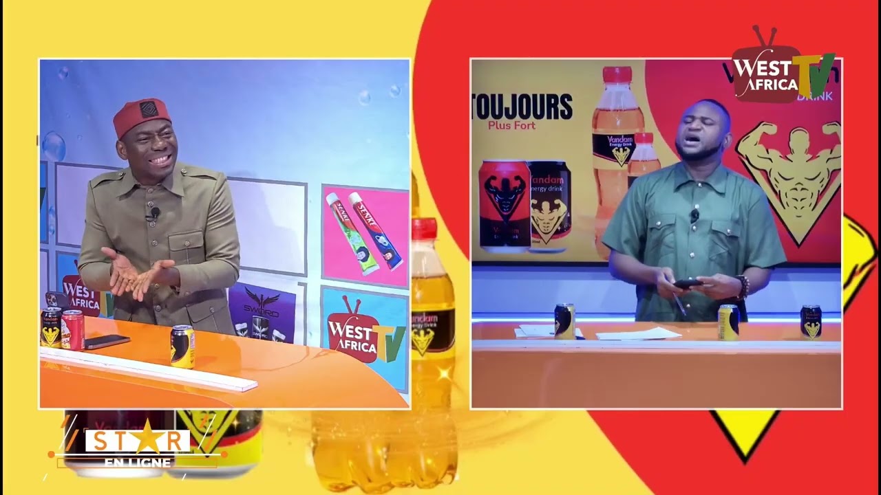 Star en ligne avec Camille Makosso et Campbell sur WEST AFRICA TV.