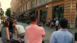 String Ensemble at Helsinki Center streets