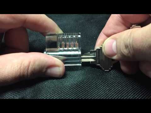 How a lock works (in slow motion)