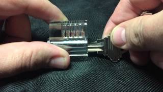 How a lock works (in slow motion)