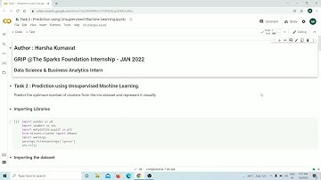 Task 2 Prediction using Unsupervised Machine Learning | The Sparks Foundation