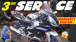 2026 Yamaha R15M 3rd Service | Warranty Khatam? 😱 | Total Cost & Full Details