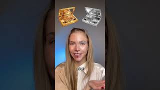 Gold vs Silver on Skin 🤯  #makeup