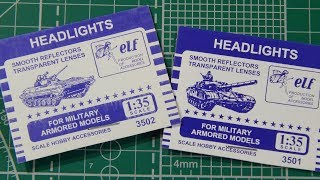 SCALE HOBBY ACCESSORIES HEADLIGHTS ELF Фары ELF 1:35.