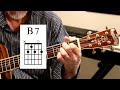 Beautiful B7 Guitar Chord