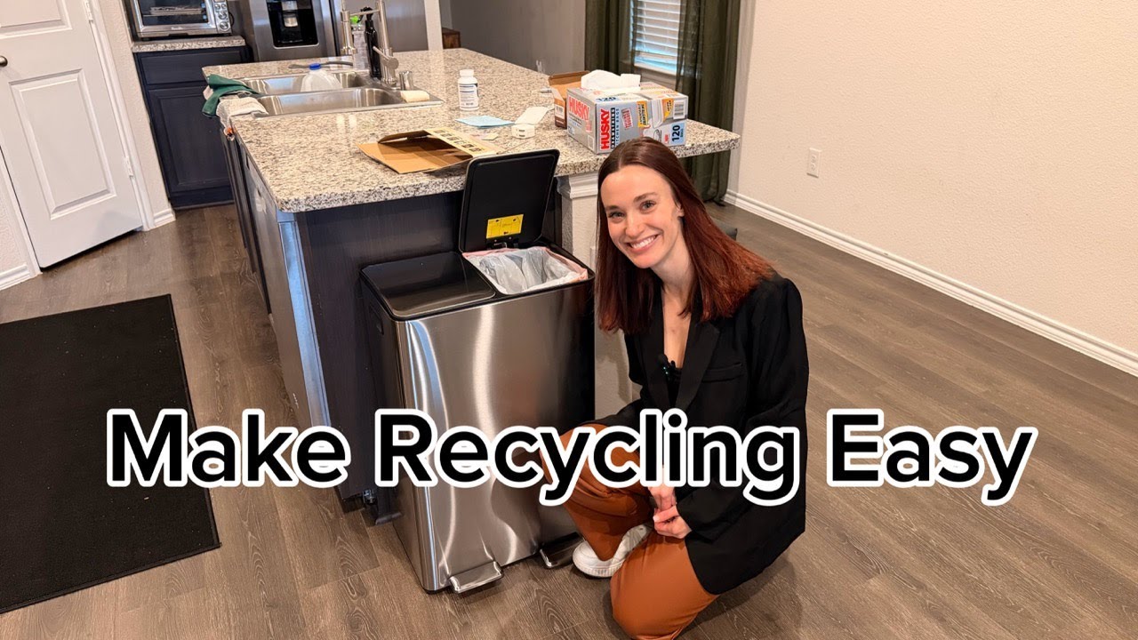 This Amazon find makes sorting trash and recycling easy 