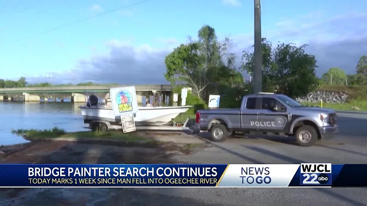 One week later: Agencies are still searching for the bridge painter who fell into the Ogeechee River