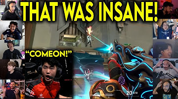 Valorant Streamers Reacts To NRG s0m & Mada Insane 2v5 CLUTCH Against EDG In VCT Champions 2025