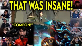 Valorant Streamers Reacts To NRG s0m & Mada Insane 2v5 CLUTCH Against EDG In VCT Champions 2025
