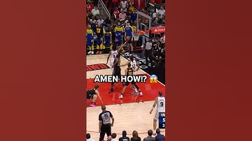 Amen Thompson flies through the air for the acrobatic finish!