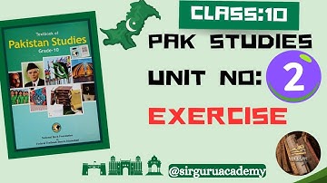 Fbise class 10 PAKISTAN Studies New Book 2025 Unit 2 Recreation - Sports EXERCISE Complete NBF