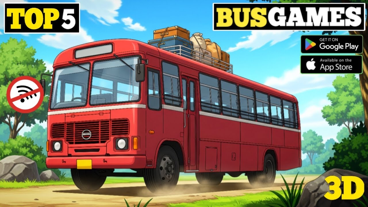 Top 5 best Offline Bus Simulator Games 2026 🚍🔥 | Under 200MB | Realistic Graphics | Play Rank World
