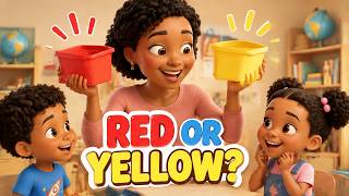 Can You Find Red and Yellow? | Learning Colors with The Smart Family