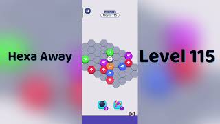 🧠 Hexa Away Level 115 Walkthrough