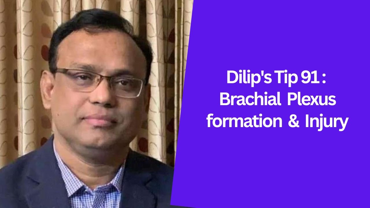 Dilip's Tip 91: Brachial Plexus formation & Injury