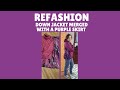 Refashion a Jacket with a maxi skirt #Shorts
