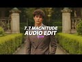 Karan Aujla - 7.7 Magnitude - { Audio edit } • Non Copyright