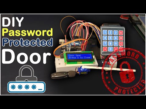 How I Made a Password-Protected Door Lock | DIY Secure Home by Arduino ...
