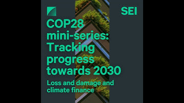 COP28 mini-series: Tracking progress towards 2030 | Ep02: Loss and damage and climate finance
