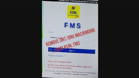 How to remove MAC binding in Bsnl FMS // ONT/ONU replacement kaisa kara