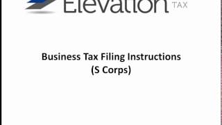 S Corp With 2553 E File Instructions (Email) News