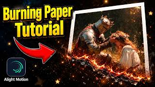 How to Create a burning paper effect in Alight Motion (Mobile)
