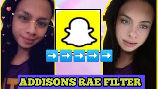 ADDISON RAE FILTER - TIKTOK / SNAPCHAT / TUTORIAL VIDEO screenshot 3