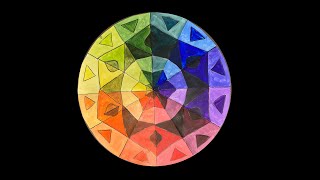 Color Wheel Mandala - Drawing - Part 1 of 2