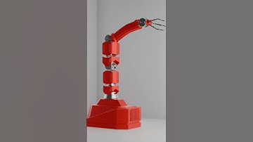 3D robot arm animation in blender #3dblendered #blenderanimation #blender #robotarm #3d #3danimation
