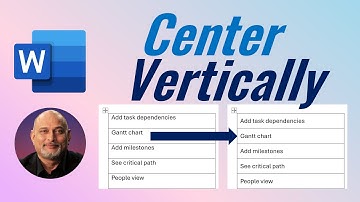 Word Tables - Center Vertically - Troubleshooting | @efficiency365