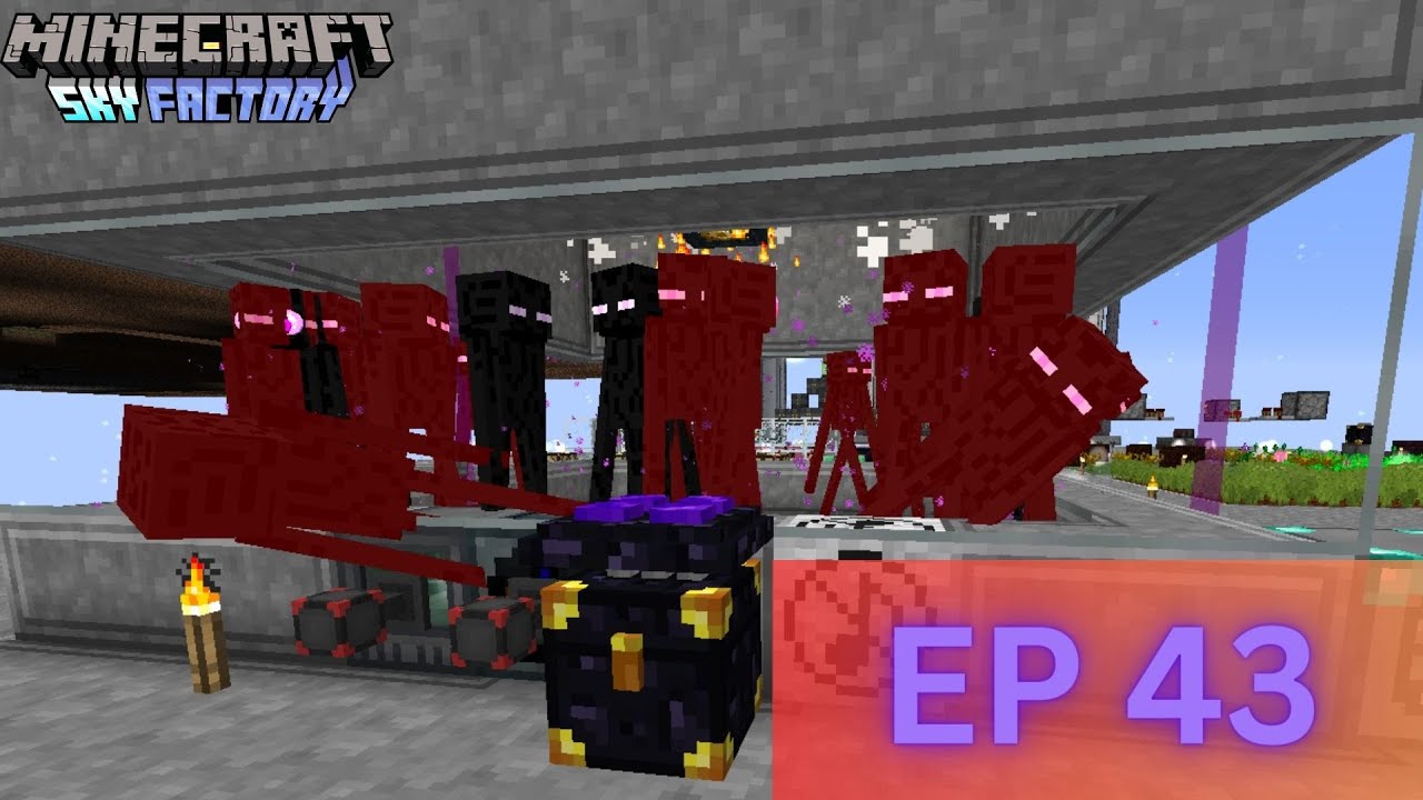 Minecraft sky factory 3 EP.43 ฟาร์มdimlet #minecraft #games - YouTube
