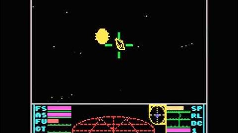 Elite 1987Firebird Software MSX Disc Gameplay video Snapshot