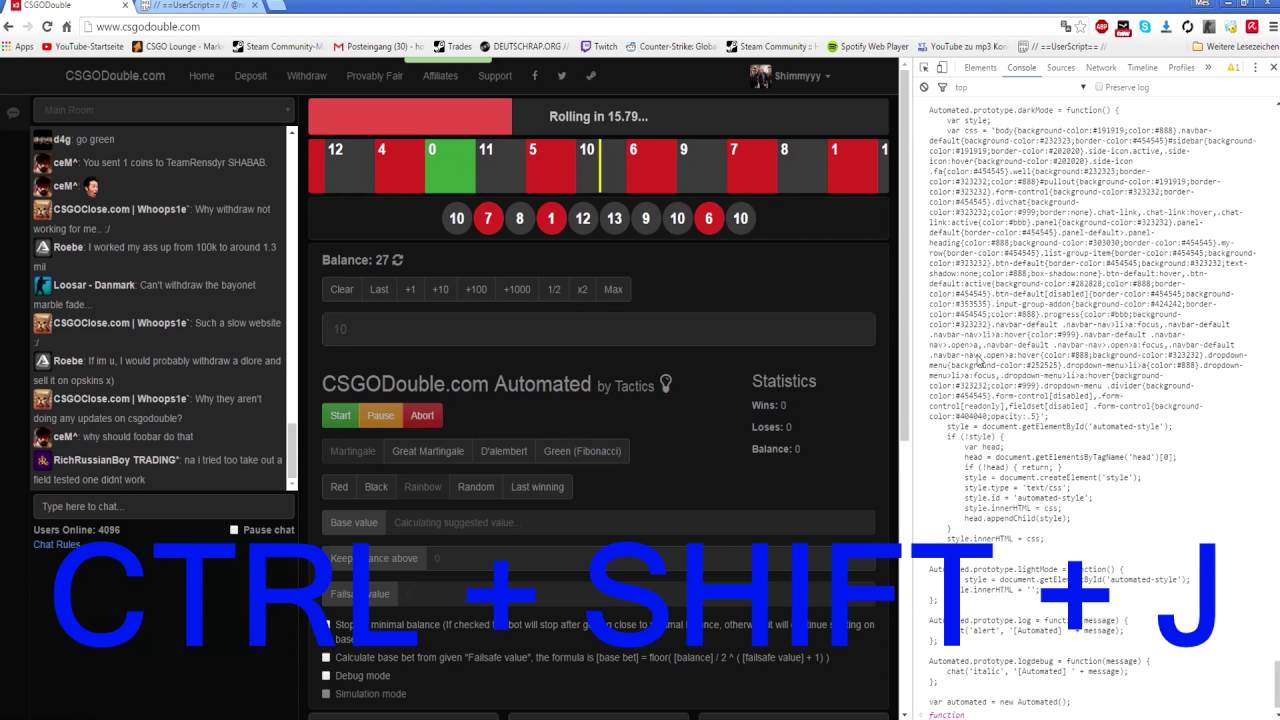 FREE CSGODOUBLE BETTING BOT!!!!!