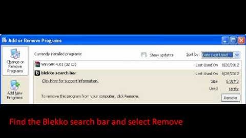 How to Remove Blekko Search